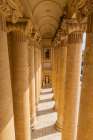 Malta, Mosta. The Sanctuary Basilica of the Assumption of Our Lady, Rotunda of Mosta. Ionic columns Art Print